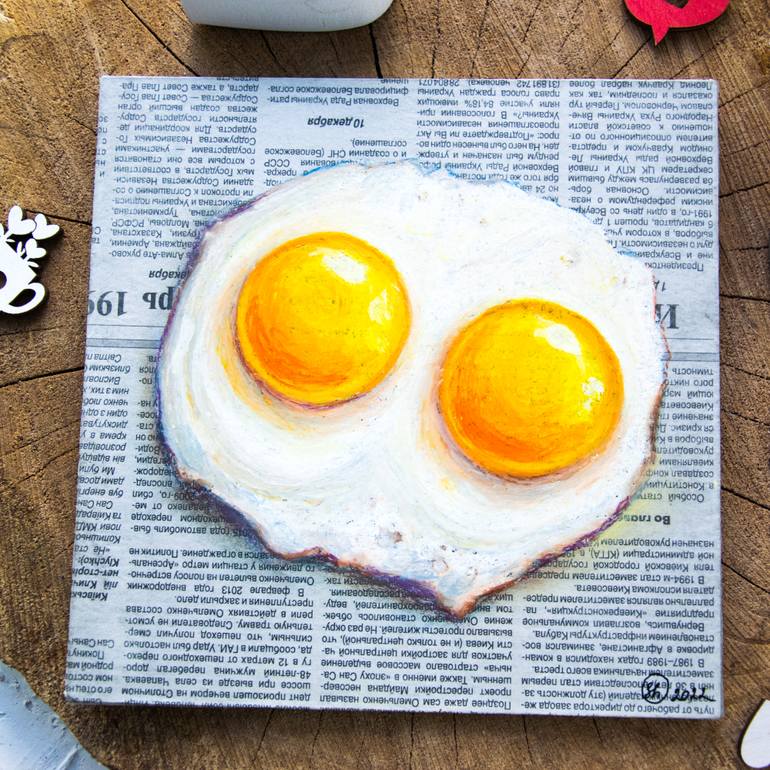 Original Realism Food & Drink Painting by Oksana Shevchenko