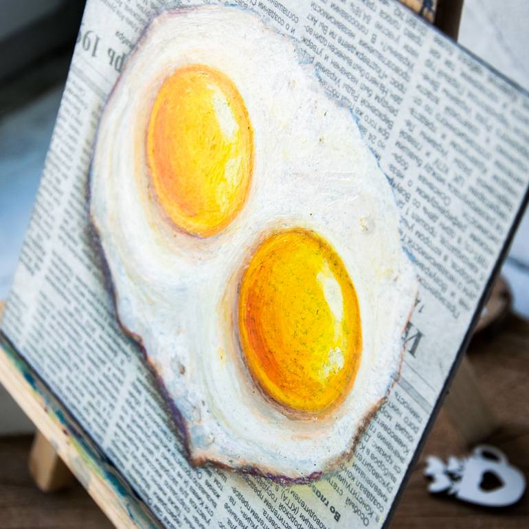 Original Realism Food & Drink Painting by Oksana Shevchenko