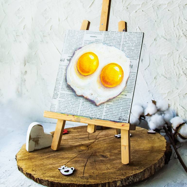 Original Realism Food & Drink Painting by Oksana Shevchenko