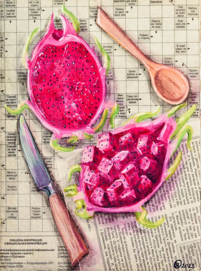 Print of Contemporary Food & Drink Paintings by Oksana Shevchenko