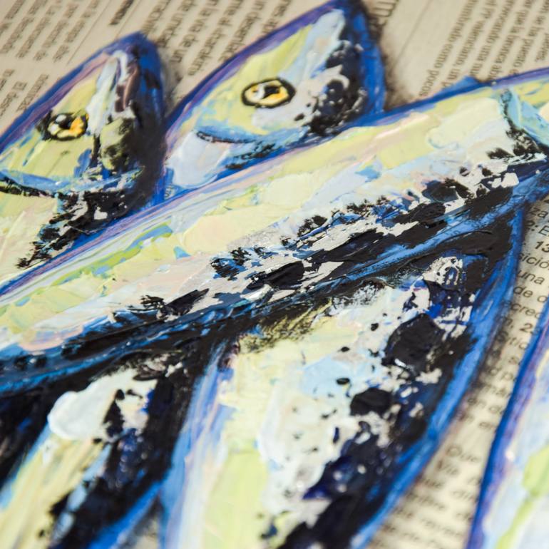Original Contemporary Animal Painting by Oksana Shevchenko