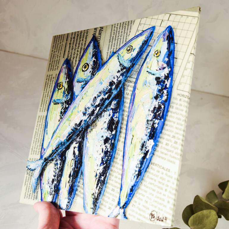 Original Contemporary Animal Painting by Oksana Shevchenko