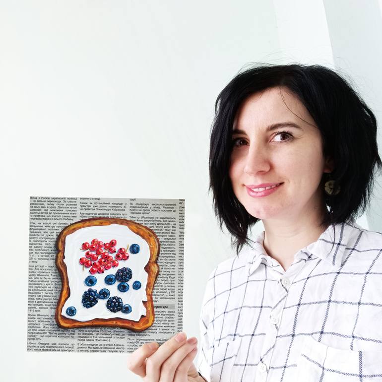 Original Conceptual Still Life Painting by Oksana Shevchenko