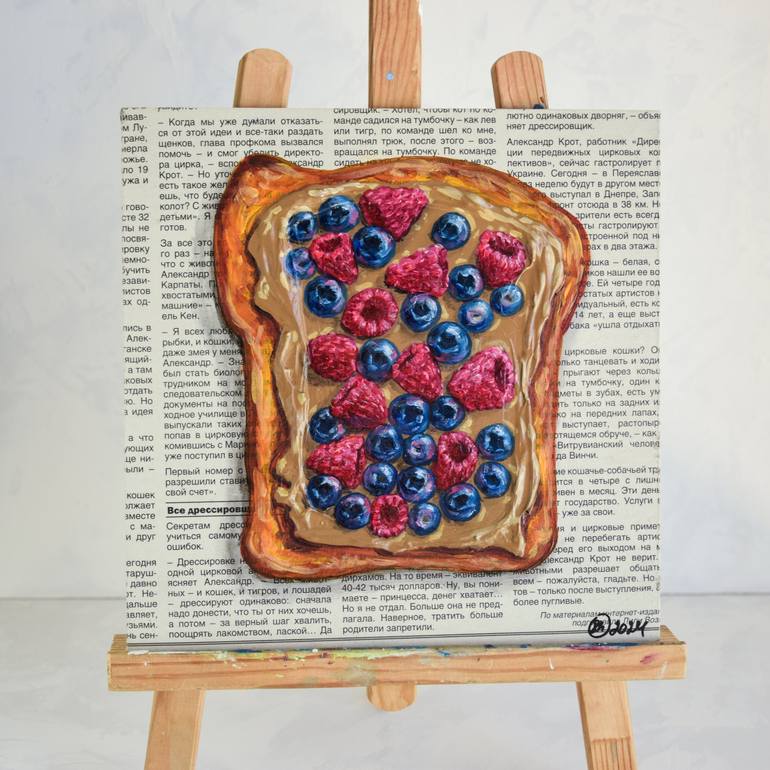 Original Food Painting by Oksana Shevchenko