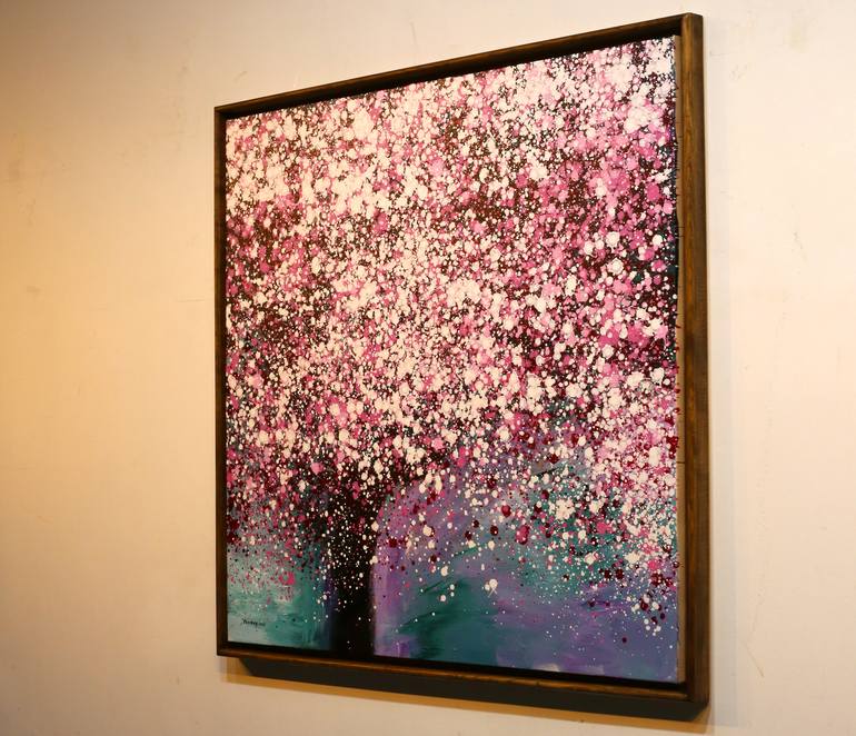 Original Art Deco Nature Painting by Huy Pham