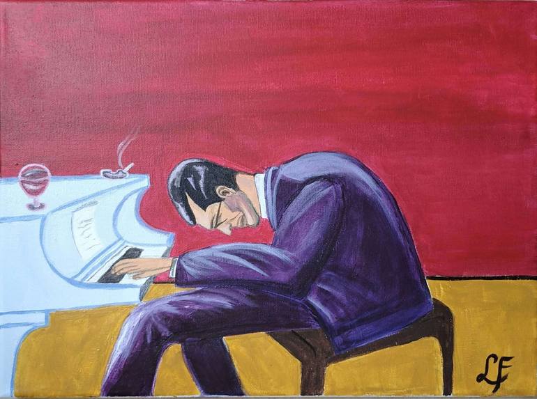 Bill Evans Painting by Artelu Artelu | Saatchi Art Belgium