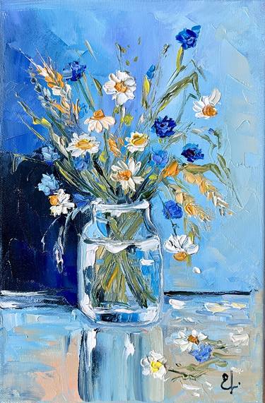 Original Floral Paintings by Ekaterina Larina