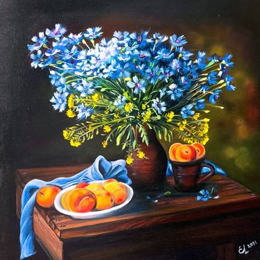 Print of Expressionism Still Life Paintings by Ekaterina Larina
