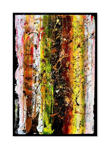 Original Abstract Expressionism Abstract Painting by Alexandru Crisan