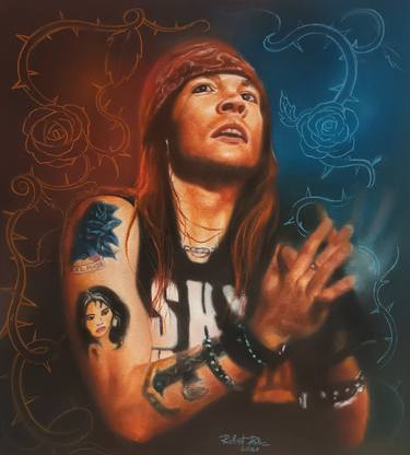 Axl Rose -The rose of the gunners thumb