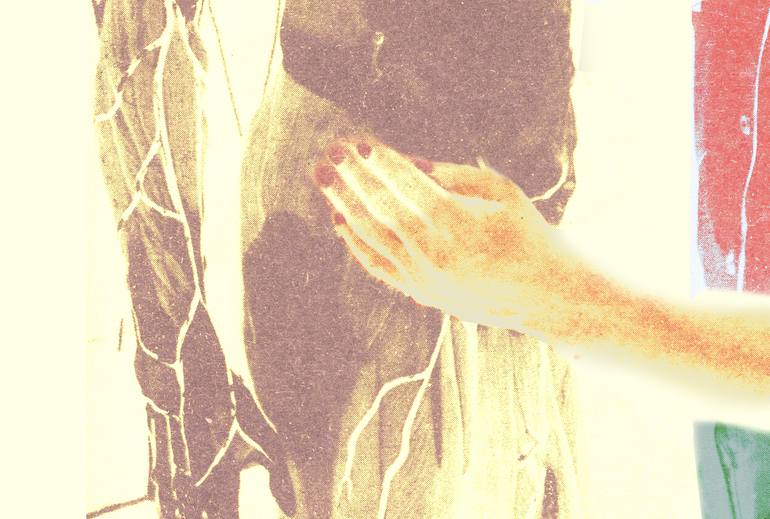 Original Expressionism Men Mixed Media by Michel Gayout