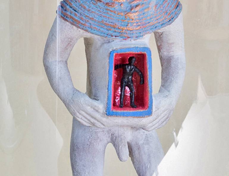 Original Dada World Culture Sculpture by Michel Gayout