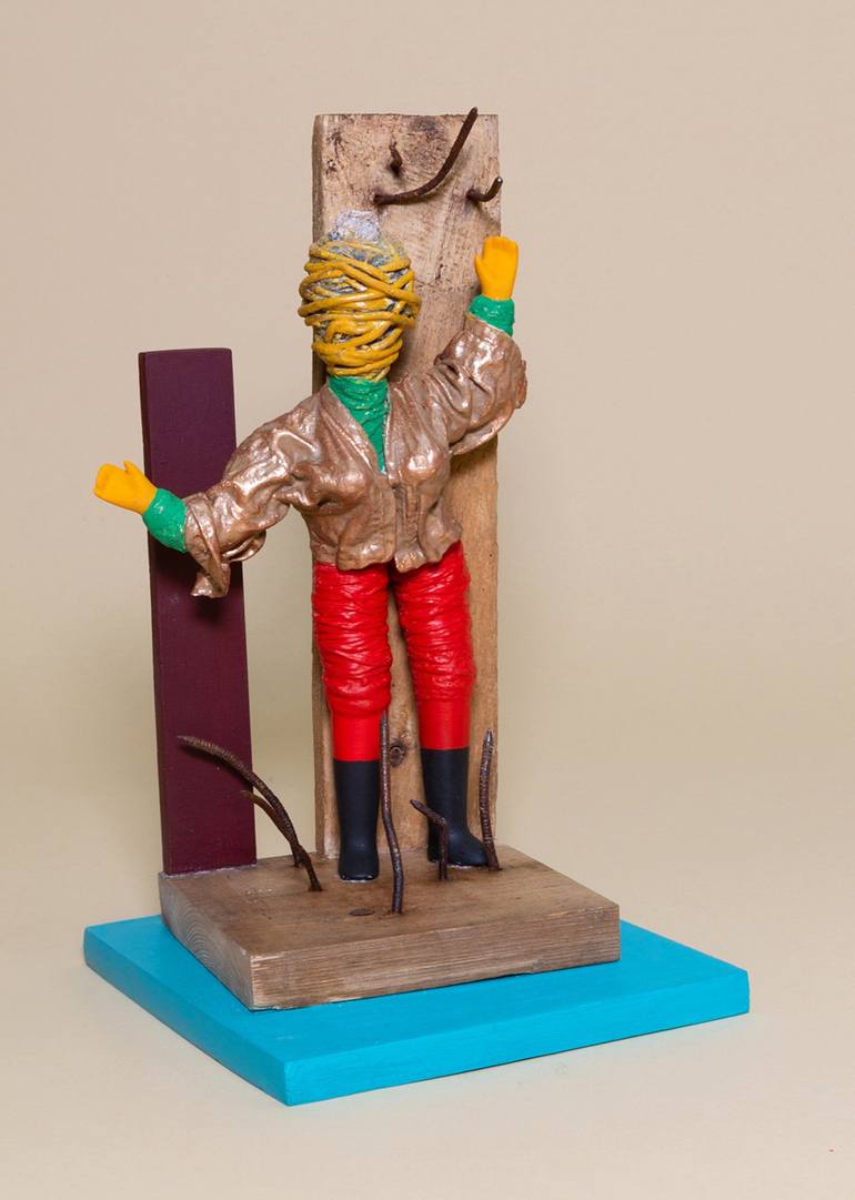 Original Dada Body Sculpture by Michel Gayout