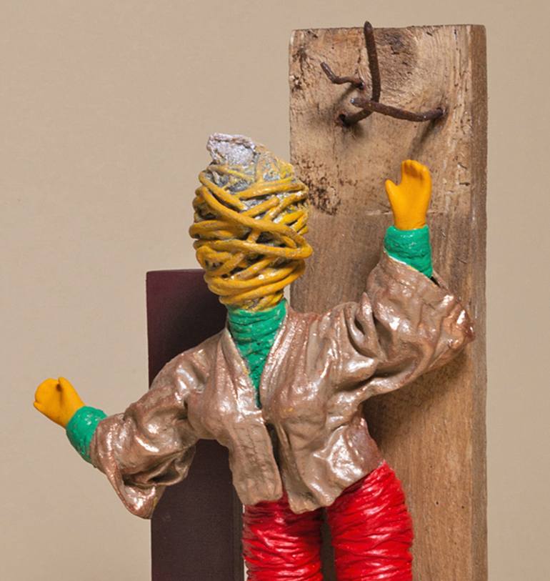 Original Dada Body Sculpture by Michel Gayout