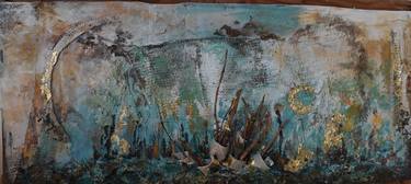 Original Abstract Beach Paintings by Maria Ludovica Pennacchia