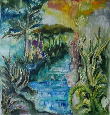 Original Abstract Expressionism Botanic Paintings by Maria Ludovica Pennacchia