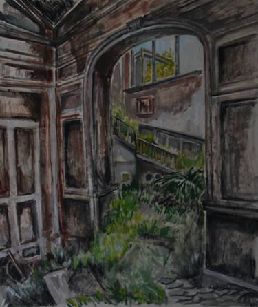 Original Impressionism Architecture Paintings by Maria Ludovica Pennacchia