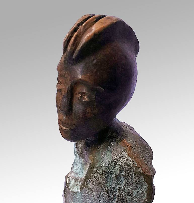 Original Figurative Portrait Sculpture by helene STANTON