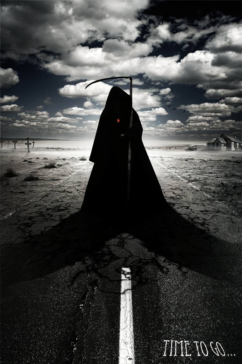 The dark grim reaper Photography by Adrian Scheff