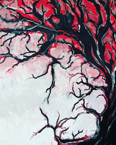 Print of Figurative Tree Paintings by Madalina Jantea