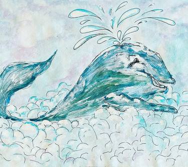 Original Illustration Seascape Paintings by Madalina Jantea