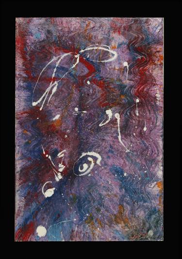 Original Abstract Expressionism Abstract Painting by Lyle Newby