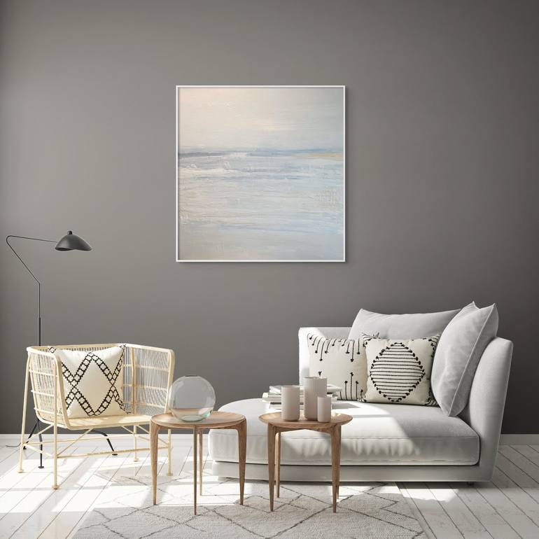 Original Abstract Beach Mixed Media by Art by Kylie Daniel