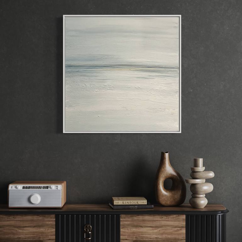 Original Abstract Beach Mixed Media by Art by Kylie Daniel