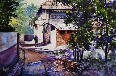 Original Landscape Paintings by Prabhas Parappur