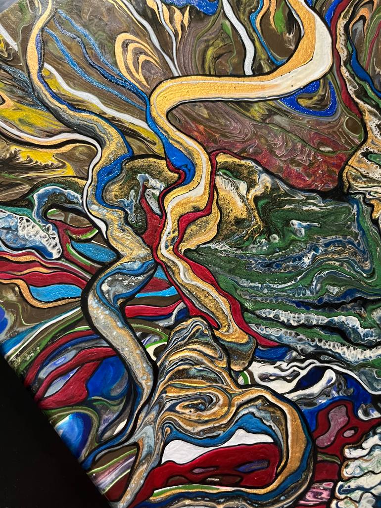 Original Contemporary Abstract Painting by Lilia Knyazeva