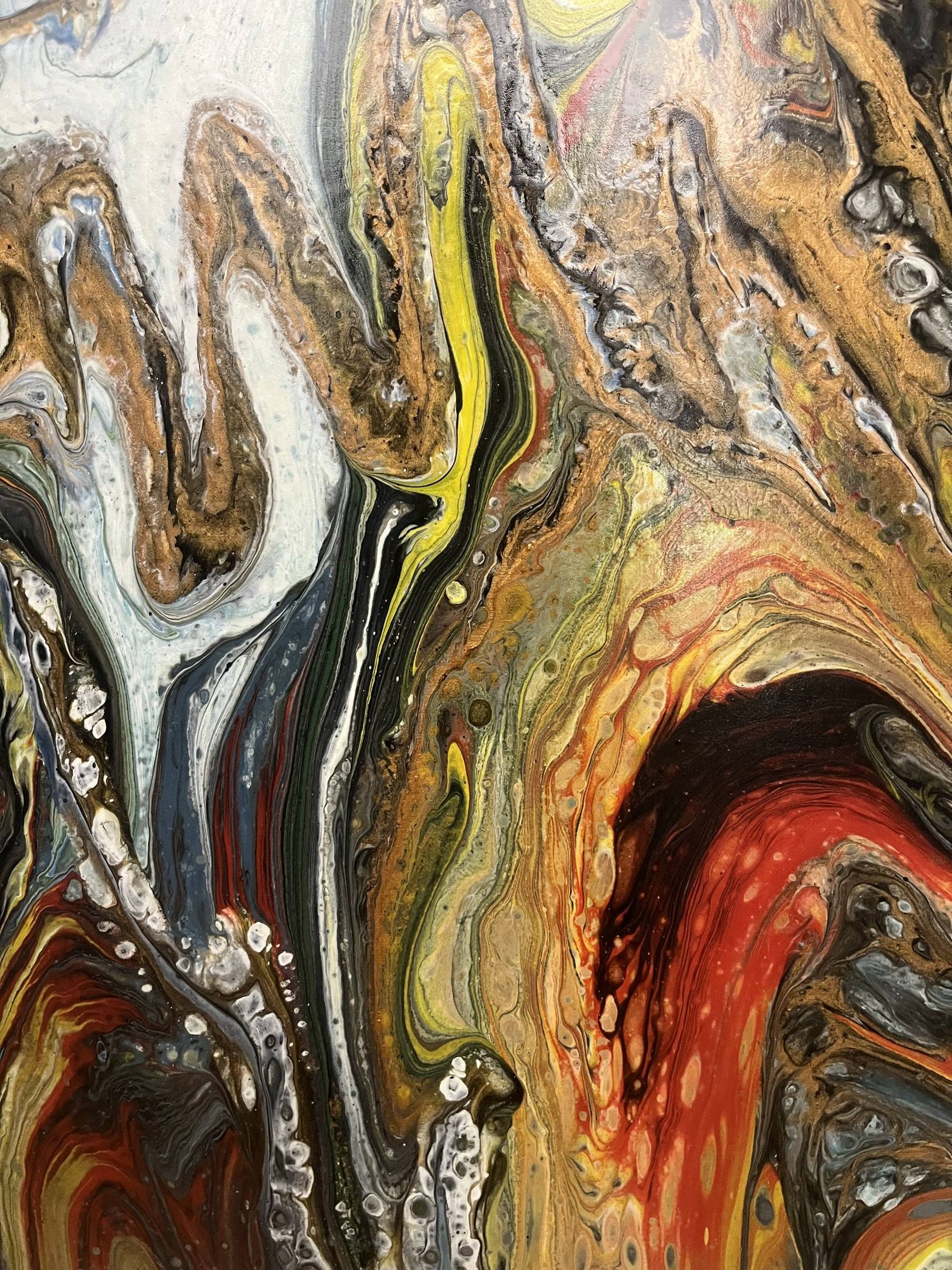 16x20 outlets in. Original, acrylic pour painting, fluid art, abstract wall art, acrylic painting