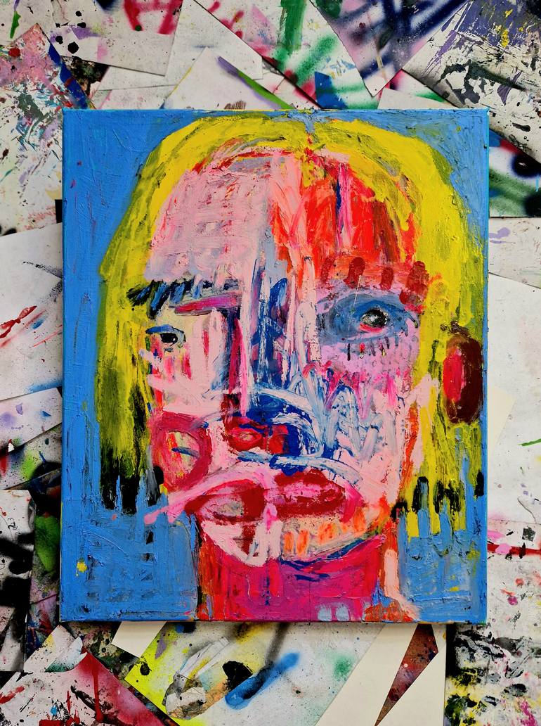 Original Contemporary Women Painting by Magda Reshka