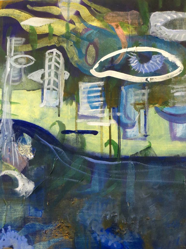 Original Figurative Seascape Painting by Jean Pablofsky