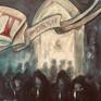 'Exorcism'  -  detail -  monks, praise to the hall of light