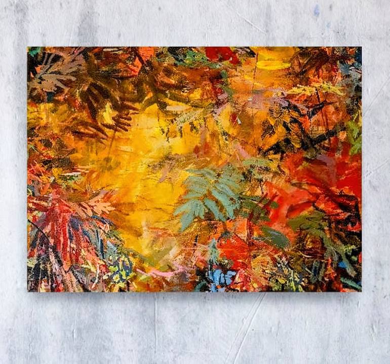 Original Abstract Expressionism Abstract Painting by Brenda Myrick