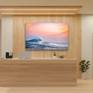 "Kiss the Sky" hanging in office lobby