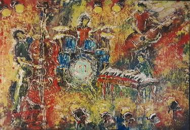 Original Abstract Expressionism Music Paintings by syamsiar mastho