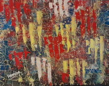 Print of Abstract Expressionism Abstract Paintings by syamsiar mastho