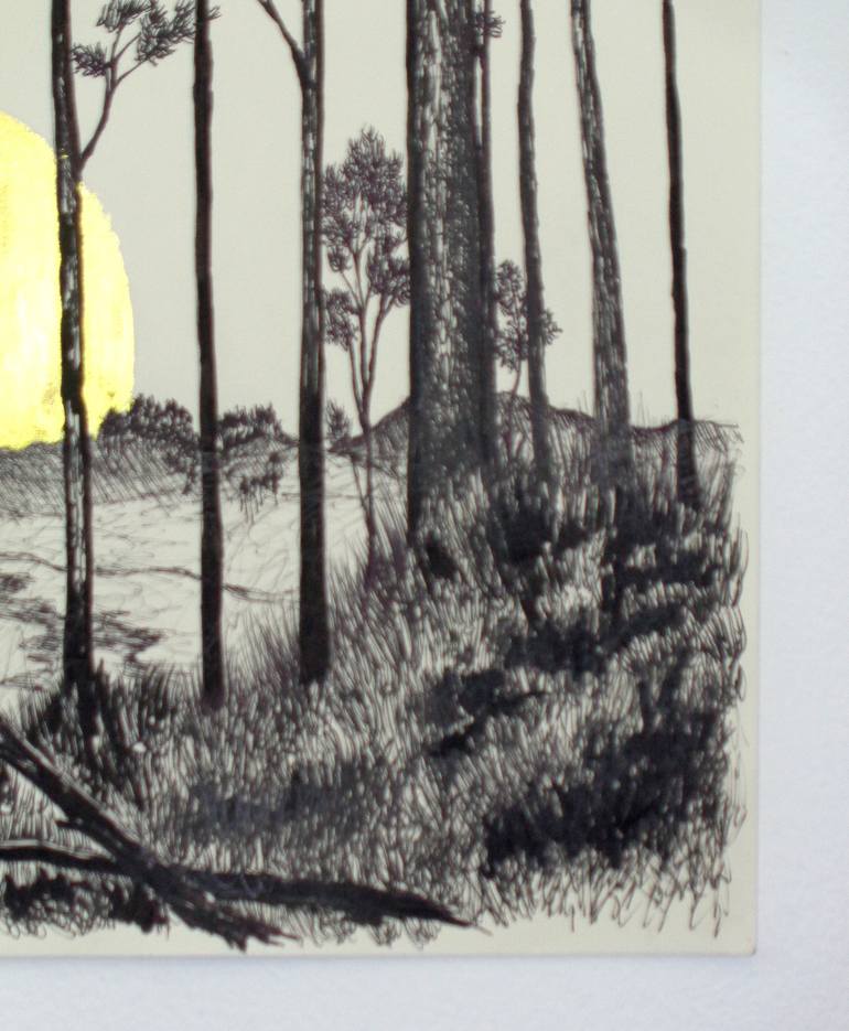 Original Modernism Nature Painting by Thilina Suduge