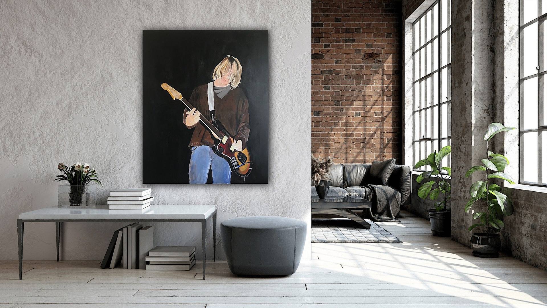 Kurt Cobain Painting by Rafał Olszewski | Saatchi Art