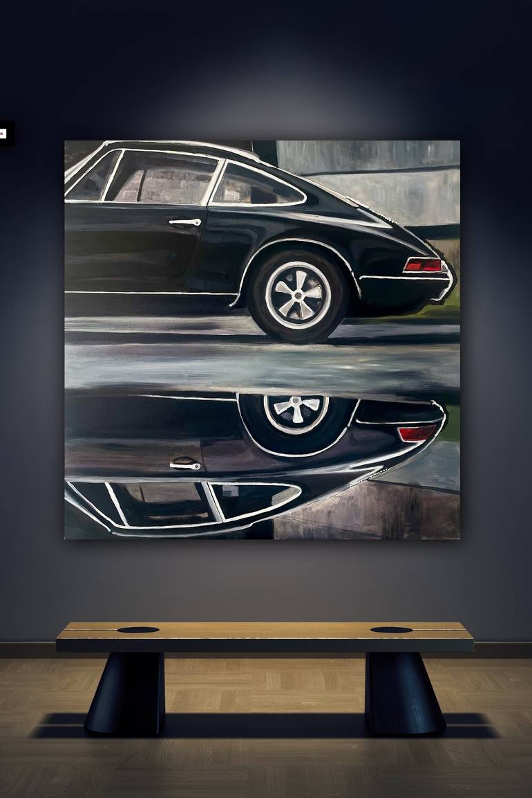 Original Photorealism Car Painting by Rafał Olszewski