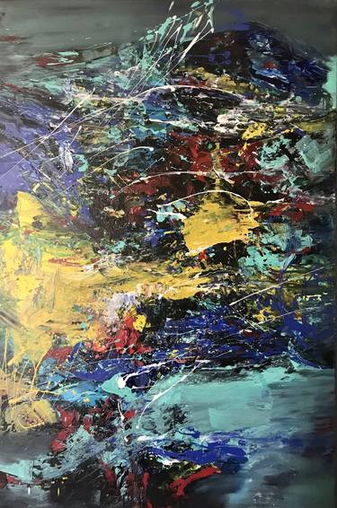 Original Abstract Expressionism Abstract Paintings by Rafał Olszewski