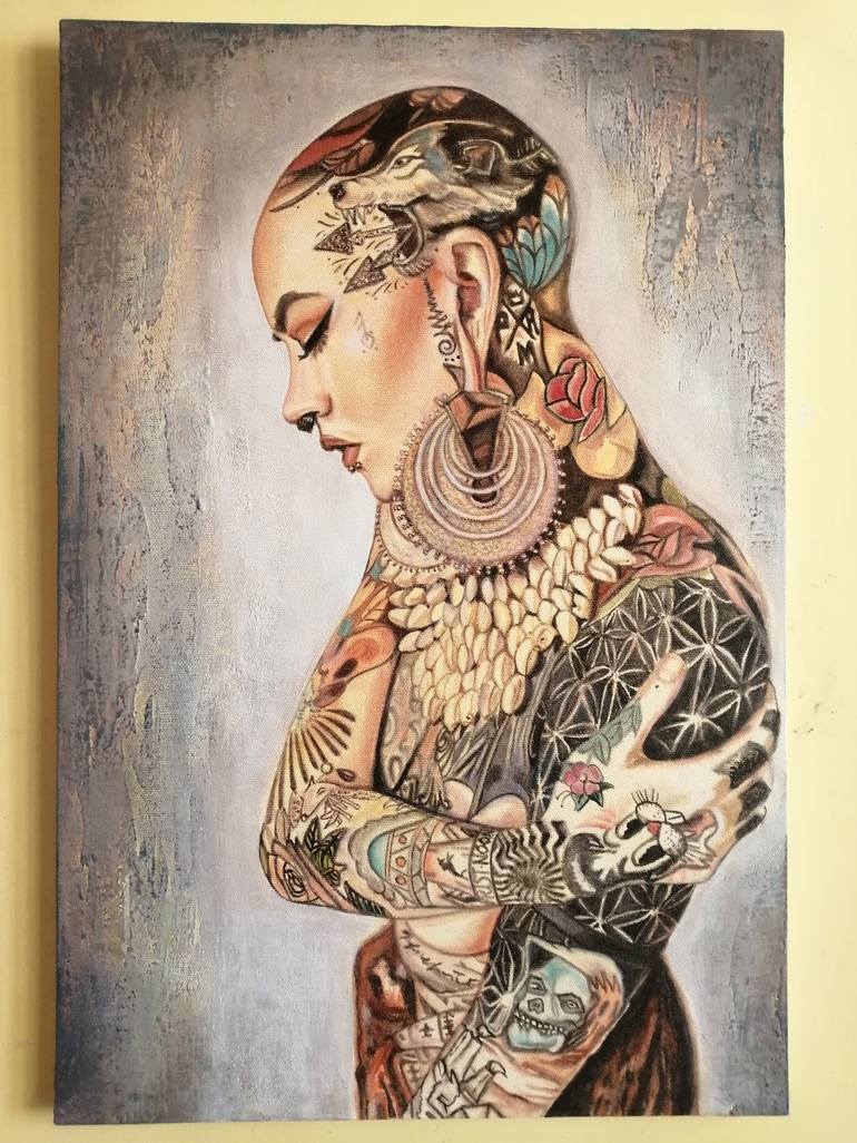 Original Women Painting by Laura Segatori