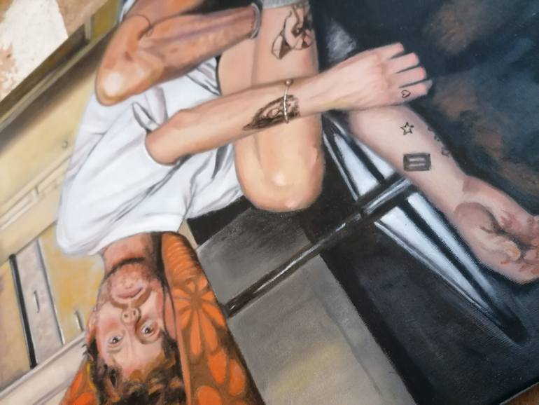 Original Realism Body Painting by Laura Segatori