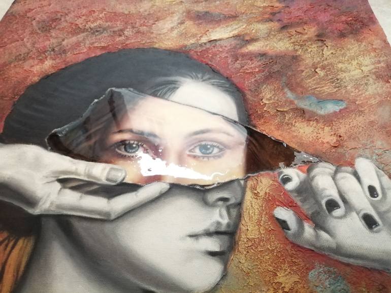 Original Conceptual Women Painting by Laura Segatori