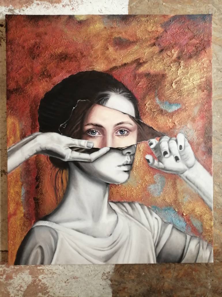 Original Conceptual Women Painting by Laura Segatori