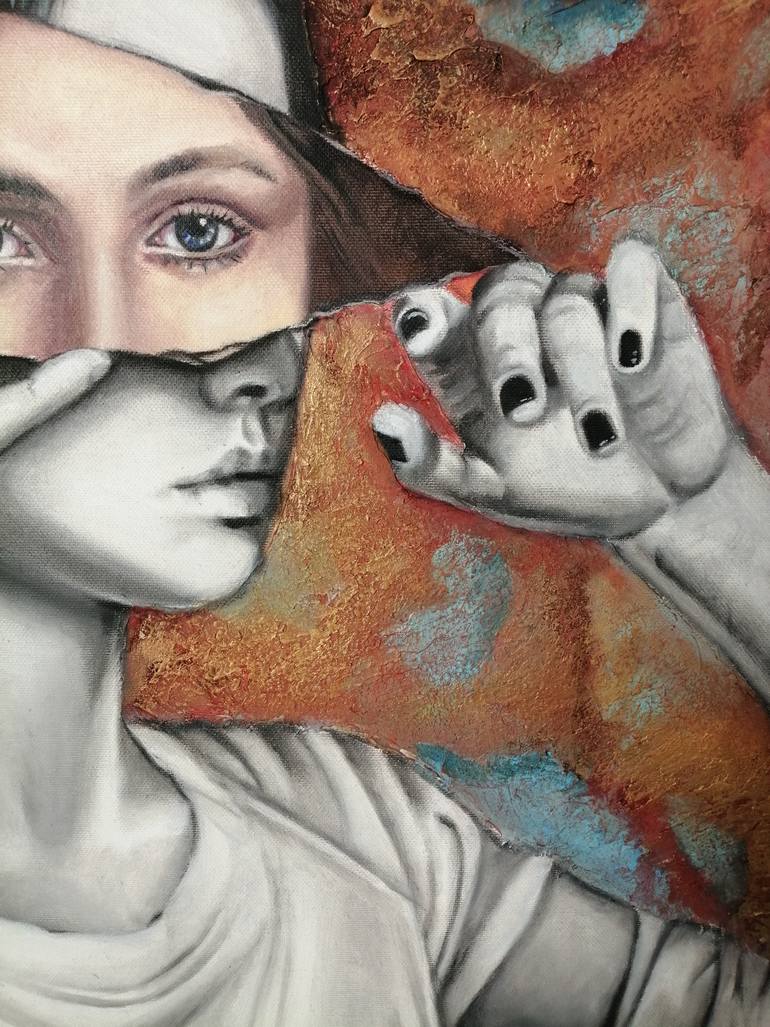 Original Conceptual Women Painting by Laura Segatori