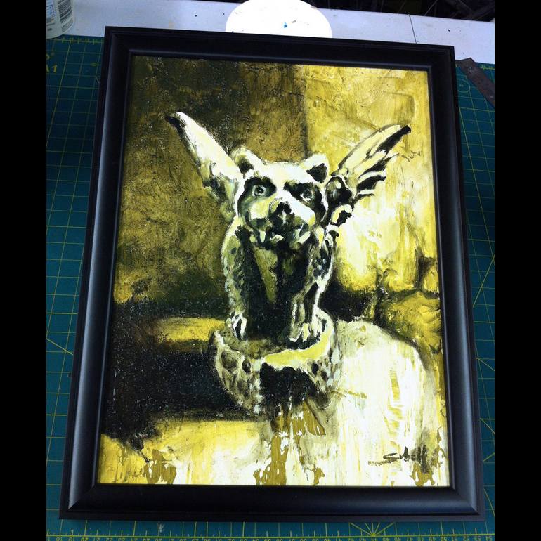 Original Figurative Fantasy Painting by Sv Bell