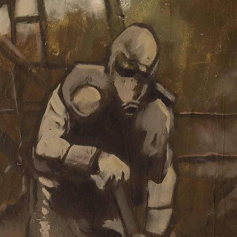 Original Figurative Science/Technology Painting by Sv Bell