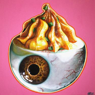 Print of Surrealism Food Paintings by Cat Charles